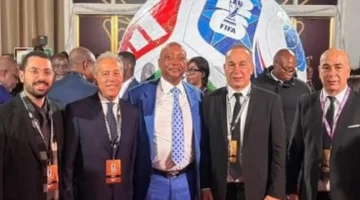 لقاء الدرندلي والتوأم مع موتسيبي رئيس الكاف يعزز التنسيق الأفريقي قبل قرعة كأس العالم 1